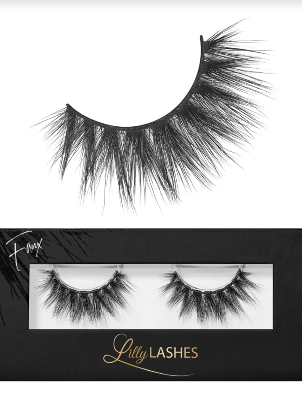 NIB Lilly Lashes 3D Mykonos Faux Mink Strip Eyelashes